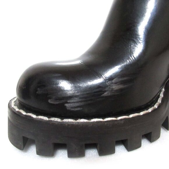 Louis Vuitton LV Monogram Heeled Ankle Chunky Combat Boots Booties 36 / 6 - Picture 8 of 9